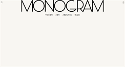 Desktop Screenshot of monogramstudio.com
